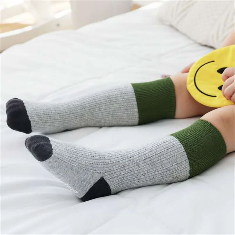 6 пар/лот носки для малышей Хлопковые гольфы маленьких девочек и мальчиков