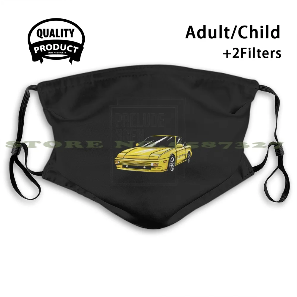 Prelude 3Gen принт | Японский автомобиль Лето Горячая Распродажа печать Diy Маски 3 3Th