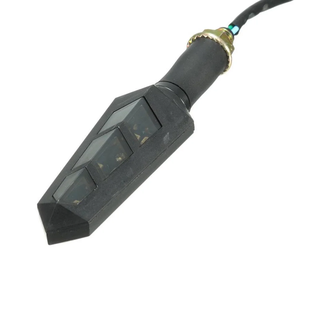 1 шт. Универсальный светодиодный поворотник для мотоцикла 6 светодиодов |