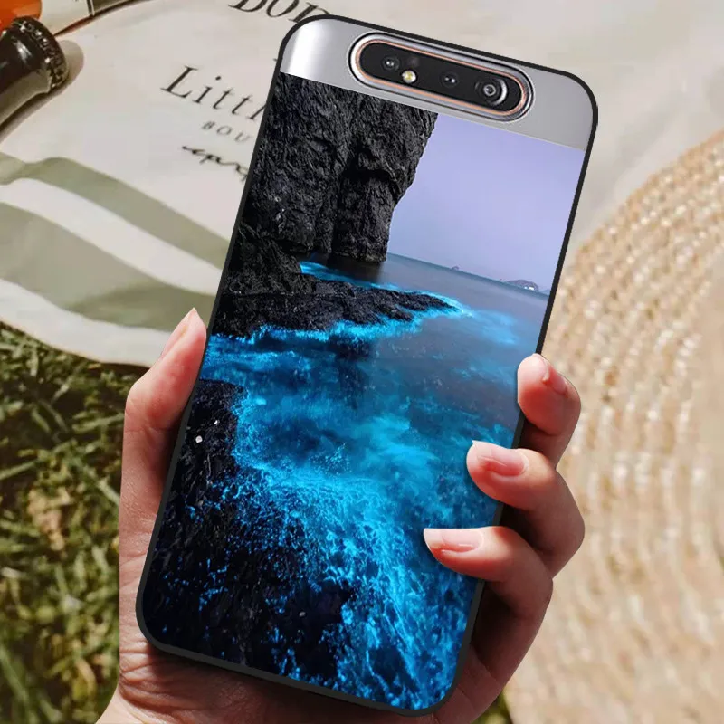 For Samsung A80 Case Silicon Back Cover Phone Case For Samsung Galaxy A80 Cases for Galaxy A 80 A805F A805 Soft bumper Funda