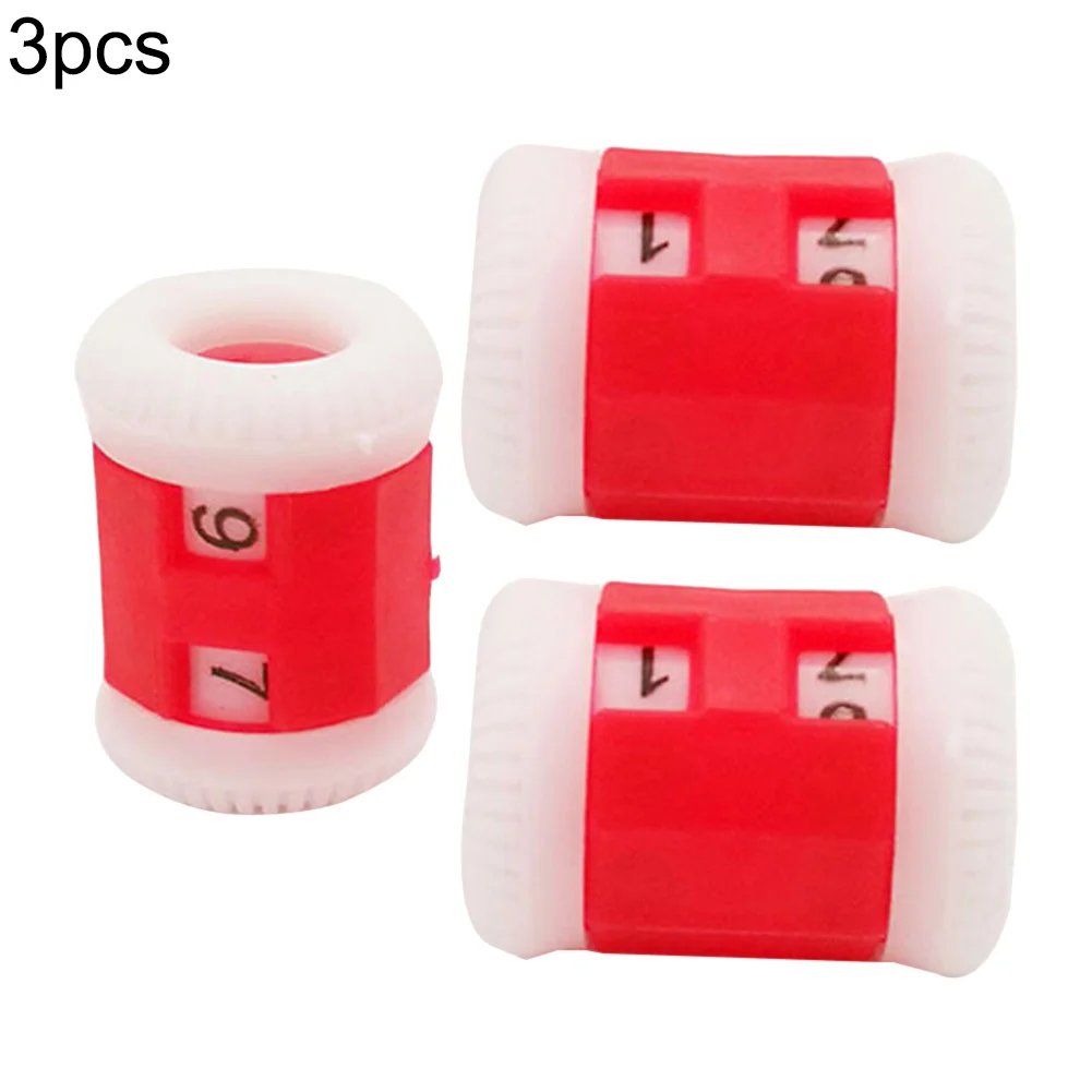3Pcs Manual Counter Plastic Knitting Lines Number Calculator Tool Mutil Hand Made Sewing Row Marking Practical | Дом и сад