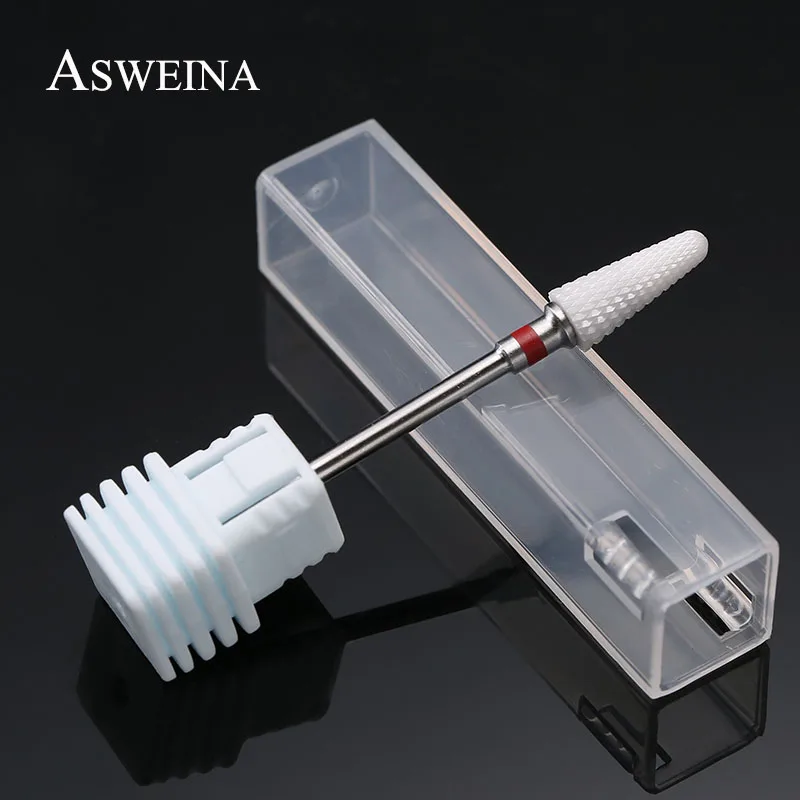 ASWEINA 1 шт. керамические фрезы для ногтей электрические острые вращающиеся