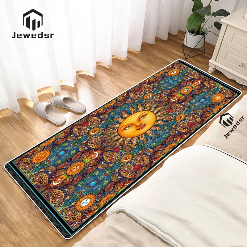 

Moon Hippie Floor Carpet Christmas Tree Mat Bathroom Rug Mats Bedroom Doormat Doormats Hbo Home Kitchen Carpets for Living Room