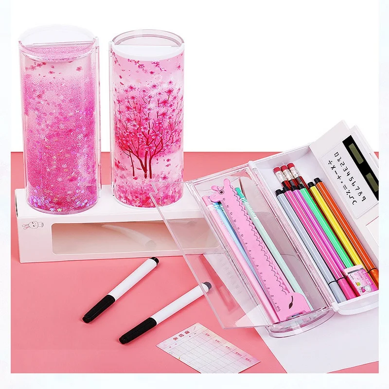 Канцелярский пенал для карандашей с принтом зыбучих песков инновационная