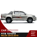 Виниловые наклейки на автомобиль, 2 цвета, 4x4, для TOYOTA HILUX 2012, 2013, 2014, 2016, 2017, 2018, 2019