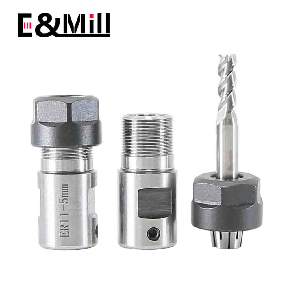 DIY ER11 ER16 ER20 5 мм 6 35 7 8 10 12 14 16 держатель шпинделя двигателя патрон Высокоточный