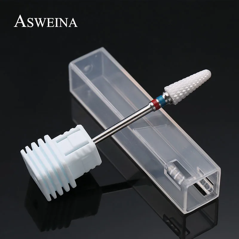 ASWEINA 1 шт. керамические фрезы для ногтей электрические острые вращающиеся