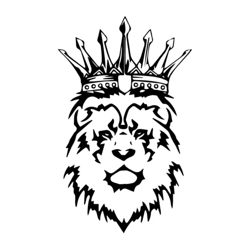 Наклейки для автомобиля с изображением Льва виниловые наклейки на окна