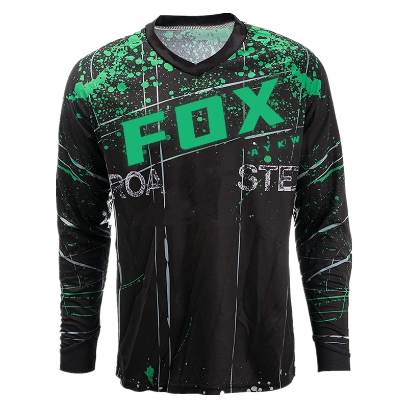 

2021 горный велосипед Команда скоростной спуск Джерси MTB Off Road DH Fxr велосипед локомотив рубашка кросс-кантри горный Aykw Fox Джерси