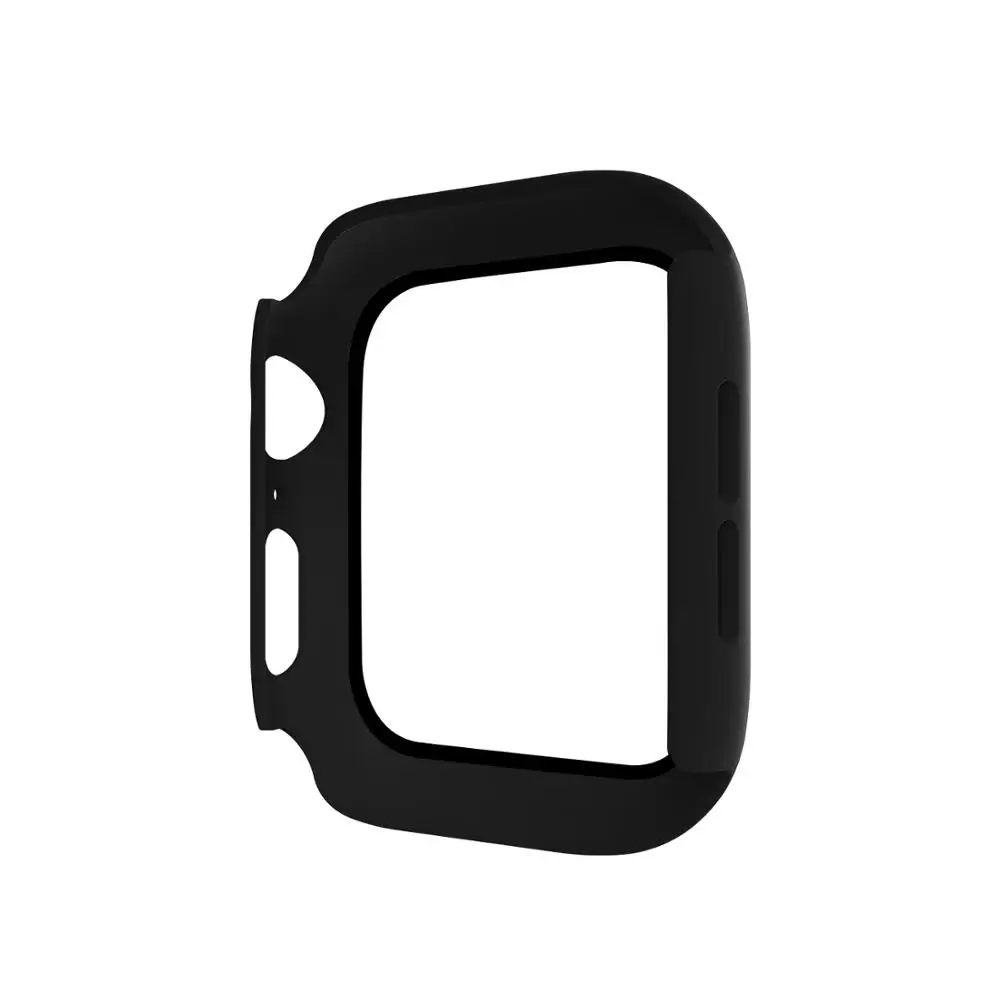 Чехол+ закаленное стекло для Apple Watch, 40 мм, 44 мм, серия 5, 4, защита для экрана, чехол-бампер для iwatch, серия 3, 2, 1, 38 мм, 42 мм