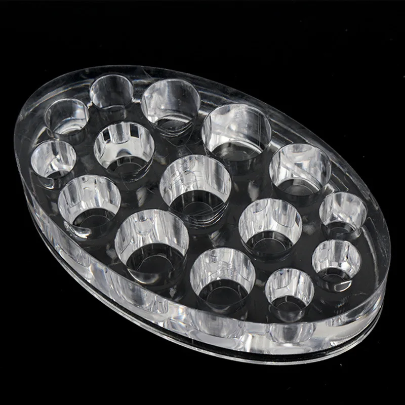 

4 Type Acrylic Tattoo Ink Cup Holder Stand Makeup Accessories Random Color Trailer Supplies Tatoo Tool Pigment Brack Container