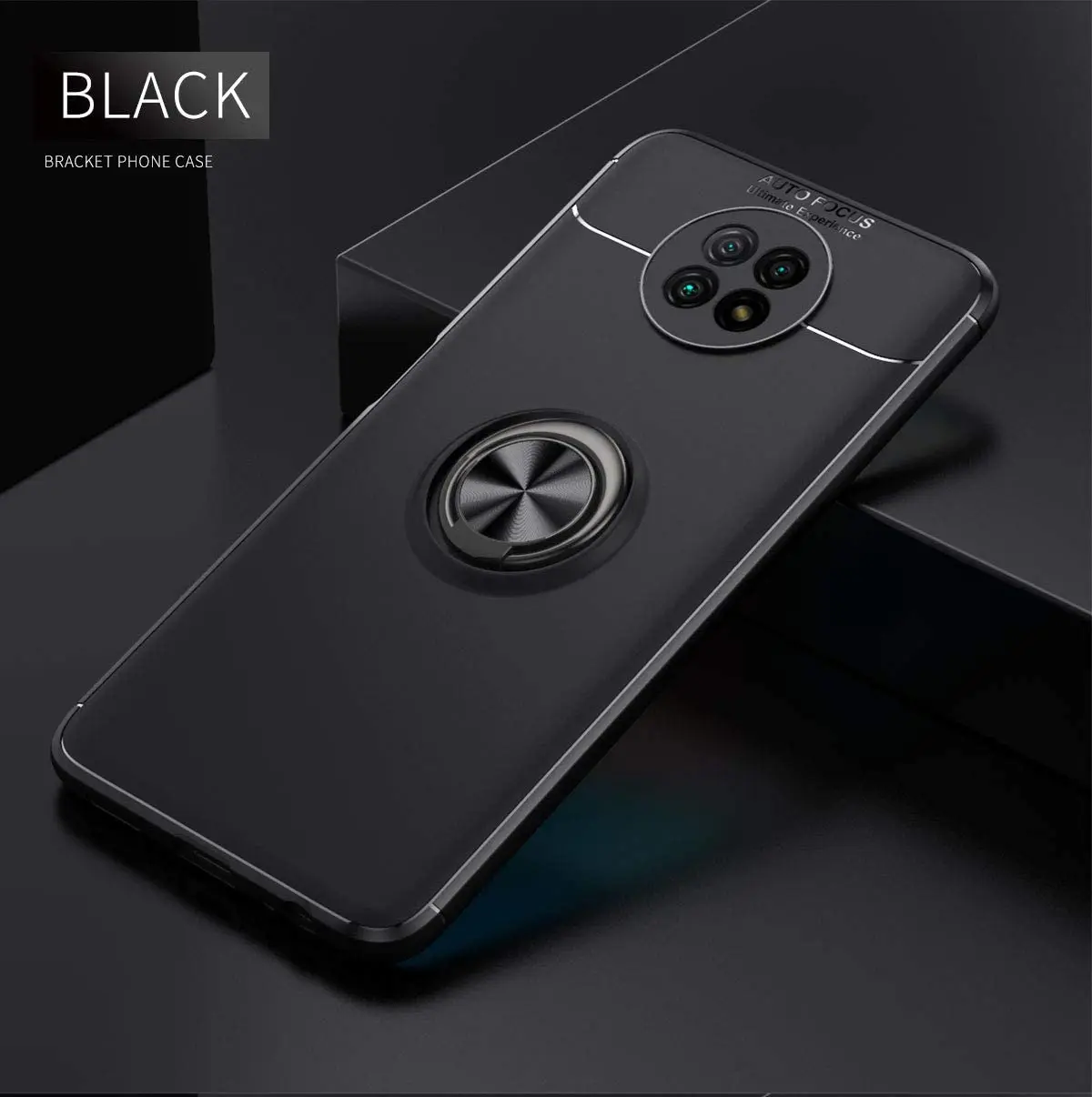 

0.5mm Raised Screen Coverage Case 360 for Redmi Note 9 Pro 9S 9T Magnetic Ring Cover Xiaomi Redmi-Note 9 T 9C 9A NFC 8T 8 Pro 9T