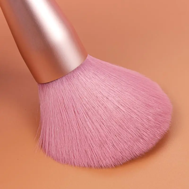 7 ~ 12 шт розовые Профессиональные кисти для макияжа набор теней век пудра губ