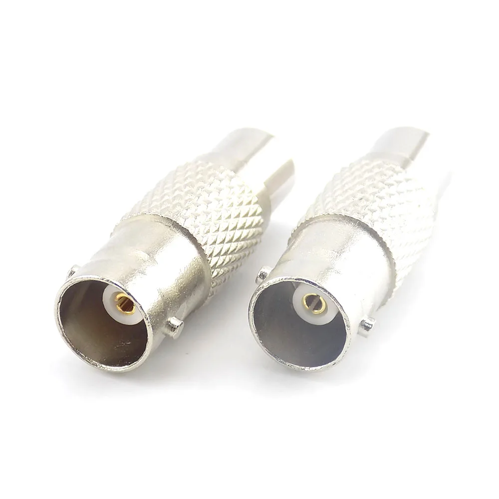 

10Pcs BNC Connectors Female to RCA Female Plug Jack Female Bnc To RCA Connector Adapters for Cctv Camera Audio Video