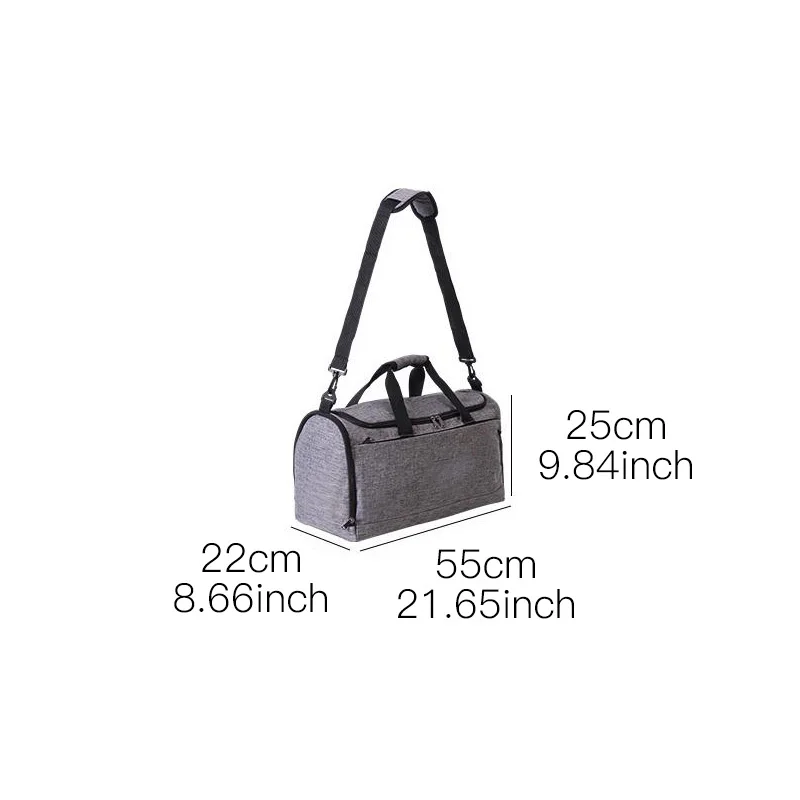 

Unisex Dry And Wet Sports Bag With Shoes Storage Pocket Shoulder Strap Travel Duffel Bag Clothes Towels Organizer For Men Women