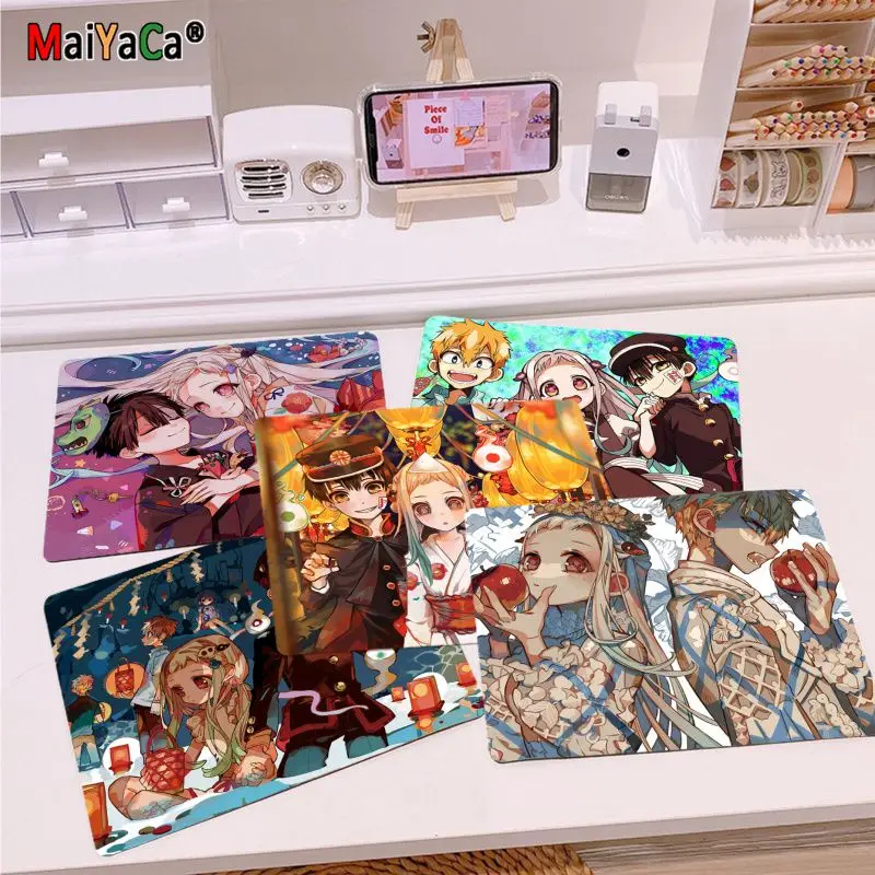 

Модный коврик для мыши MaiYaCa с аниме Ханако-кун, крутой туалет, для ноутбука, гладкий коврик для письма, коврик для игровой мыши для настольных...