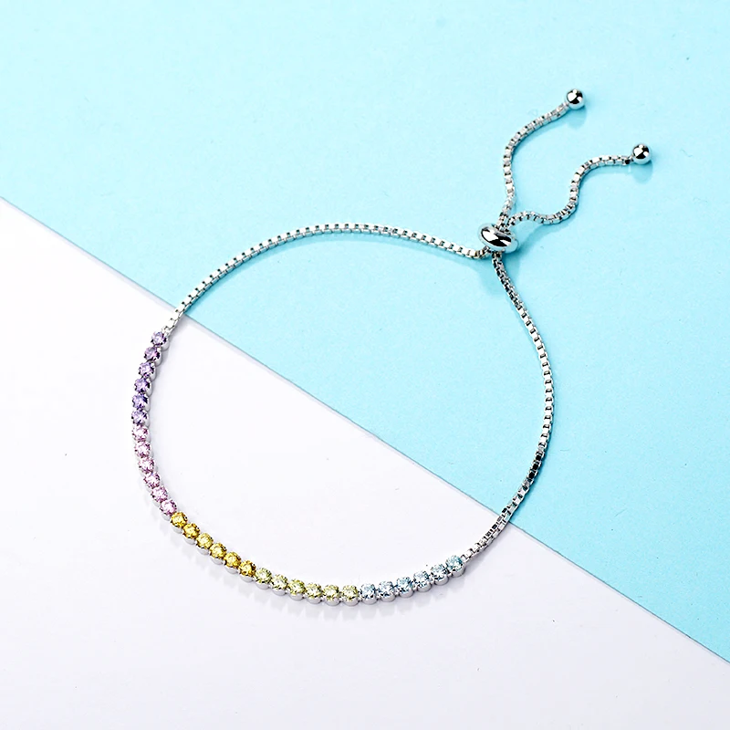 XiaoJing/брендовые предложения браслет из стерлингового серебра 925 пробы сверкающая