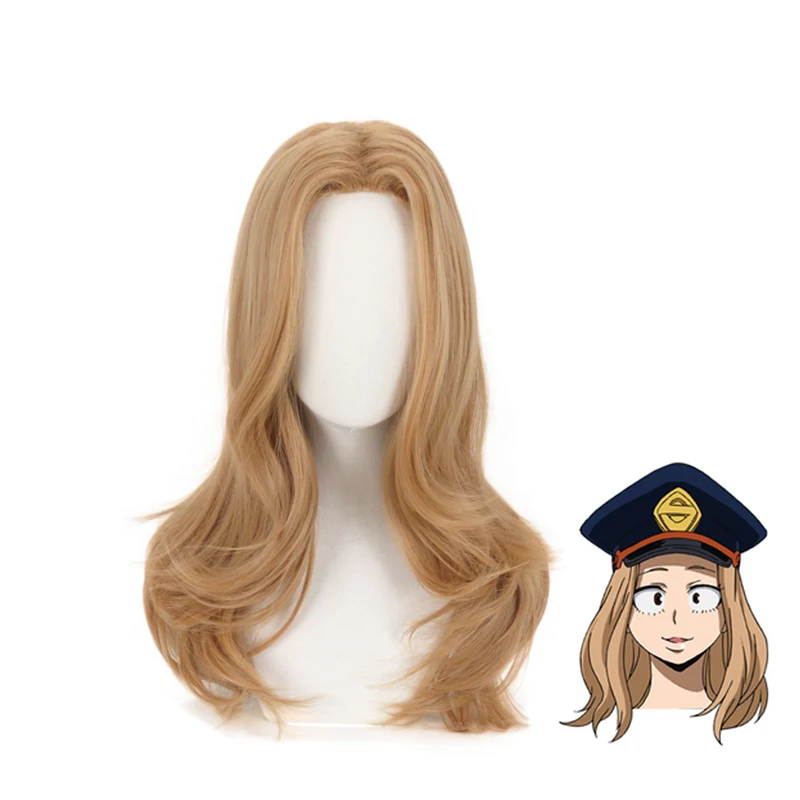

My Boku No Hero Academia Camie Utsushimi длинные волнистые косплей термостойкие синтетические волосы карнавал Хэллоуин вечерние + Бесплатный парик Кепка