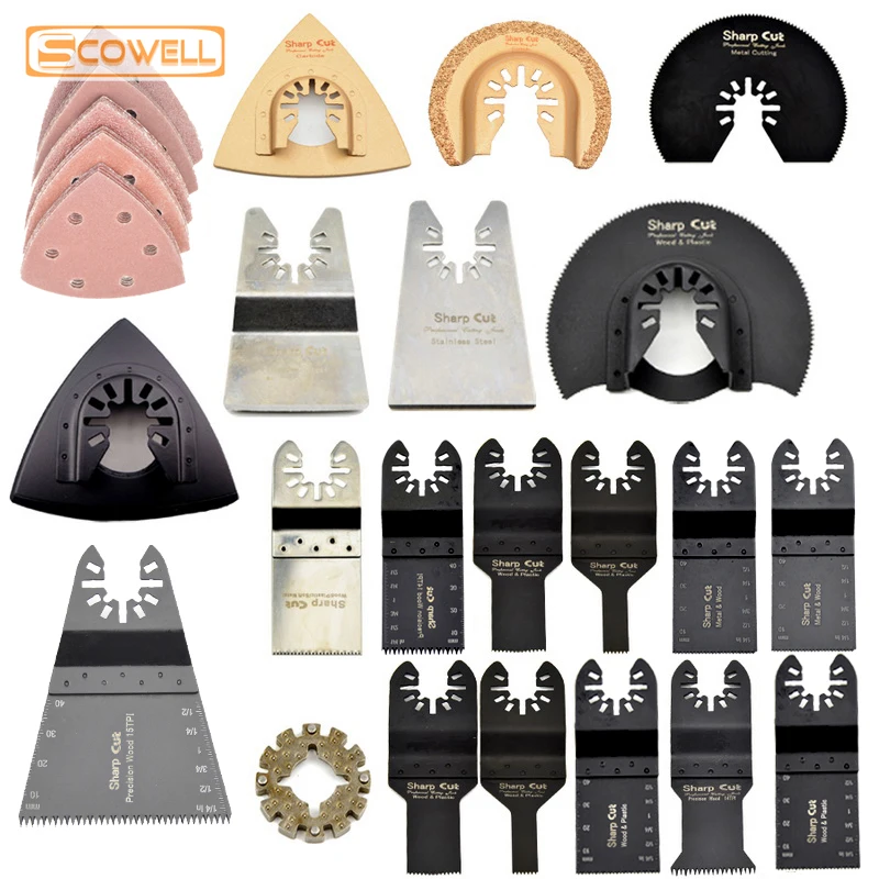 30% скидка 45 шт. в комплекте Осциллирующий многофункциональный набор лезвий пилы