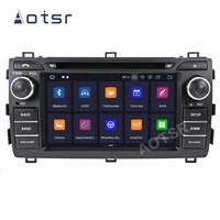 aotsr 2 din car radio coche android 10 for toyota auris 2013 2015 central multimedia player gps navigation 2din dsp autoradio