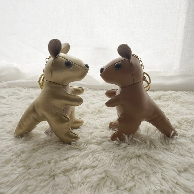 Подвесная плюшевая кукла кожи кенгуру брелок школьный Мобильный телефон