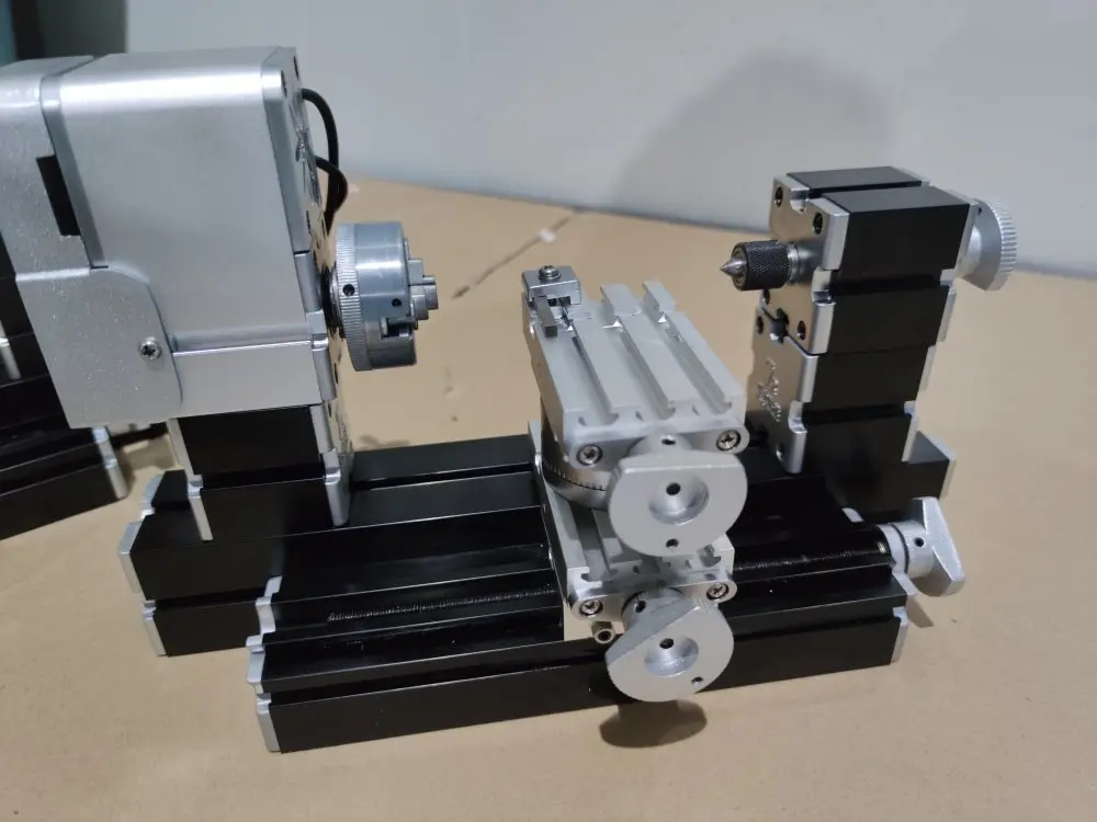 

Electroplated Metal Mini Rotating Lathe/36W,20000rpm Powerful DIY Miniature Tools for Maker Modelmaking