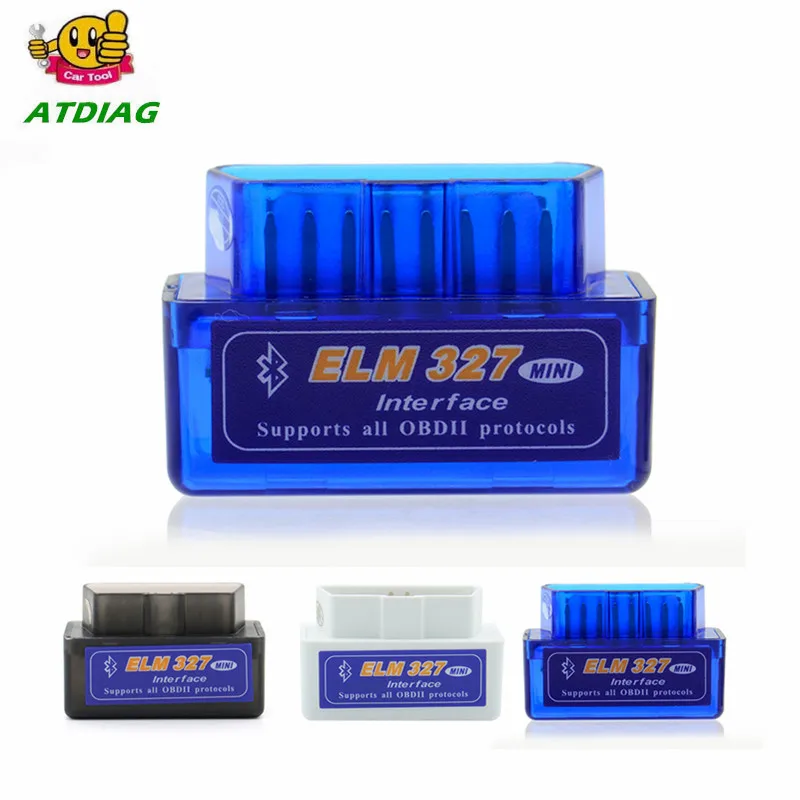 Автомобильный мини сканер OBD ELM327 Bluetooth OBD2 V2.1 OBDII 2 автомобильный тестер ELM 327