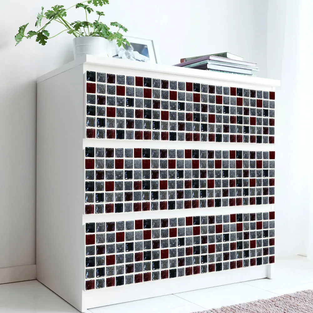 

Floor Kitchen Diy Tile Wall Stickers Transfers Sticker for Self-adhesive Waterproof Art Decor Home Decoration Vinyl Wall Paster