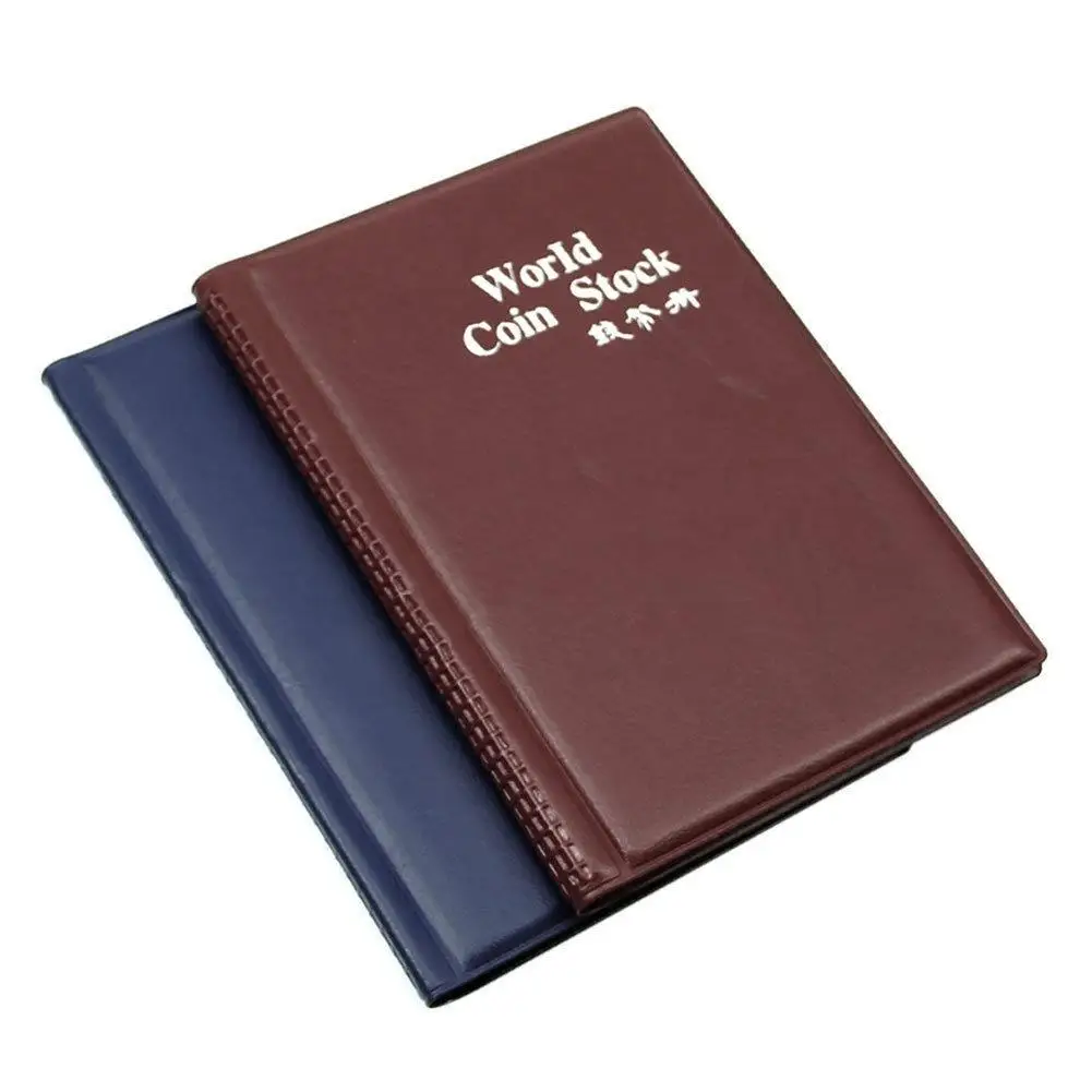 

Money Pennyes Pockets Collection Storage Album Book Collecting 120 Pcs Coin Holders Piggy Bank Money Saving Box