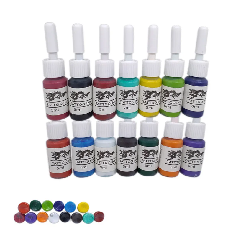 Полуперманентный натуральный растительный пигмент для татуировок макияжа