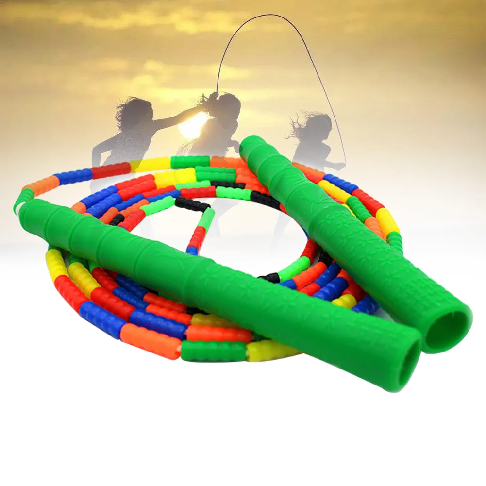 280 см регулируемая спортивная Нескользящая Сегментированная Скакалка для