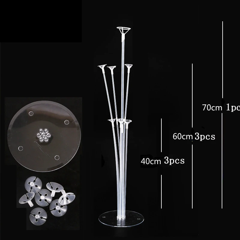 7 трубы подставка для воздушных шаров Шар Держатель колонка детских празднований