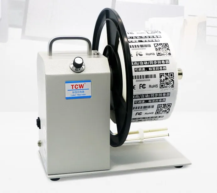 

QQTCW-Q5 adjustable speed two-way automatic synchronous label rewinding machine