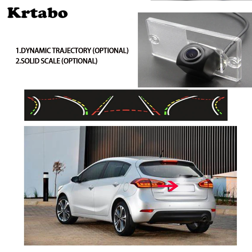 Для хэтчбека kia Cerato 2003 ~ 2008 автомобильная камера starlight заднего вида ночного