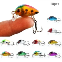 10pcsbox 3cm 1 5g fishing lures kit topwater hard baits minnow crankbait for bass pike fit saltwater and freshwater