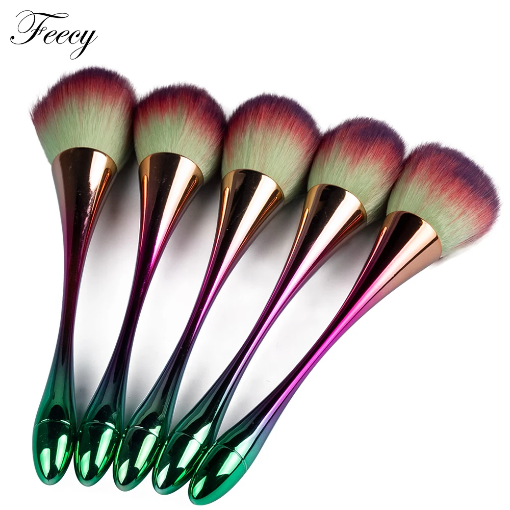 

Nail Art Brush Soft Nail Dust Cleaning Brush UV Gel Nail Polish Nylon Brush For Manicure Remove Dust Powder Nail DIY Tools Files