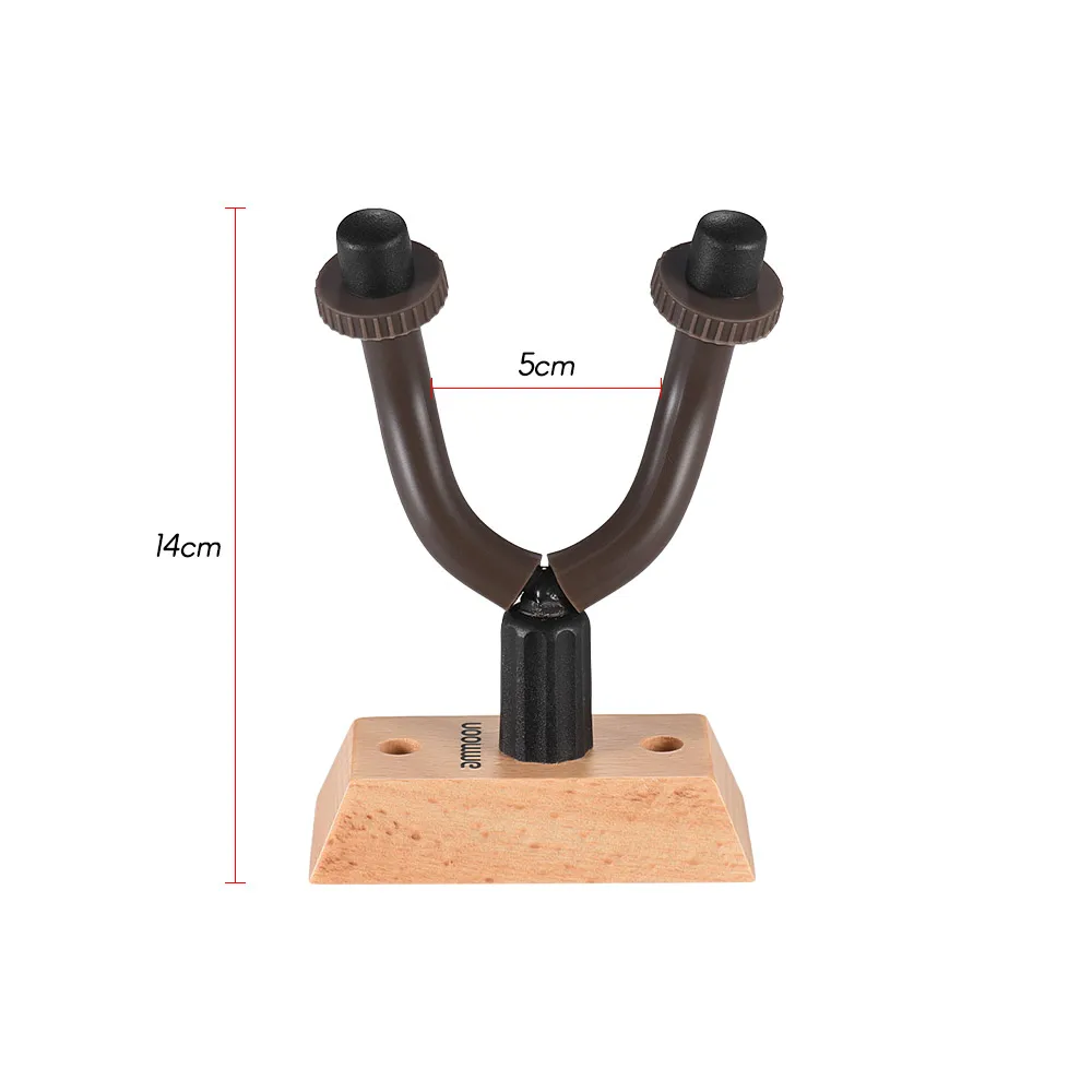 ammoon gh 01 gitarre kleiderbügel holz wand halterung haken halter keeper für elektrische akustische gitarren bass ukulele string instrument