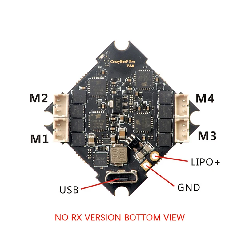 Happymodel F4 PRO V3.0 Контроллер полета Blheli_S 10A 2-4S бесщеточный ESC для Frsky Flysky приемник для Cinecan 4K Дрон
