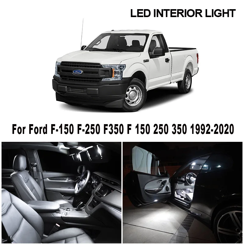 Для Ford F-150 F350 F 150 250 350 1992-2018 2019 Canbus автомобильные светодиодсветодиодный лампы для