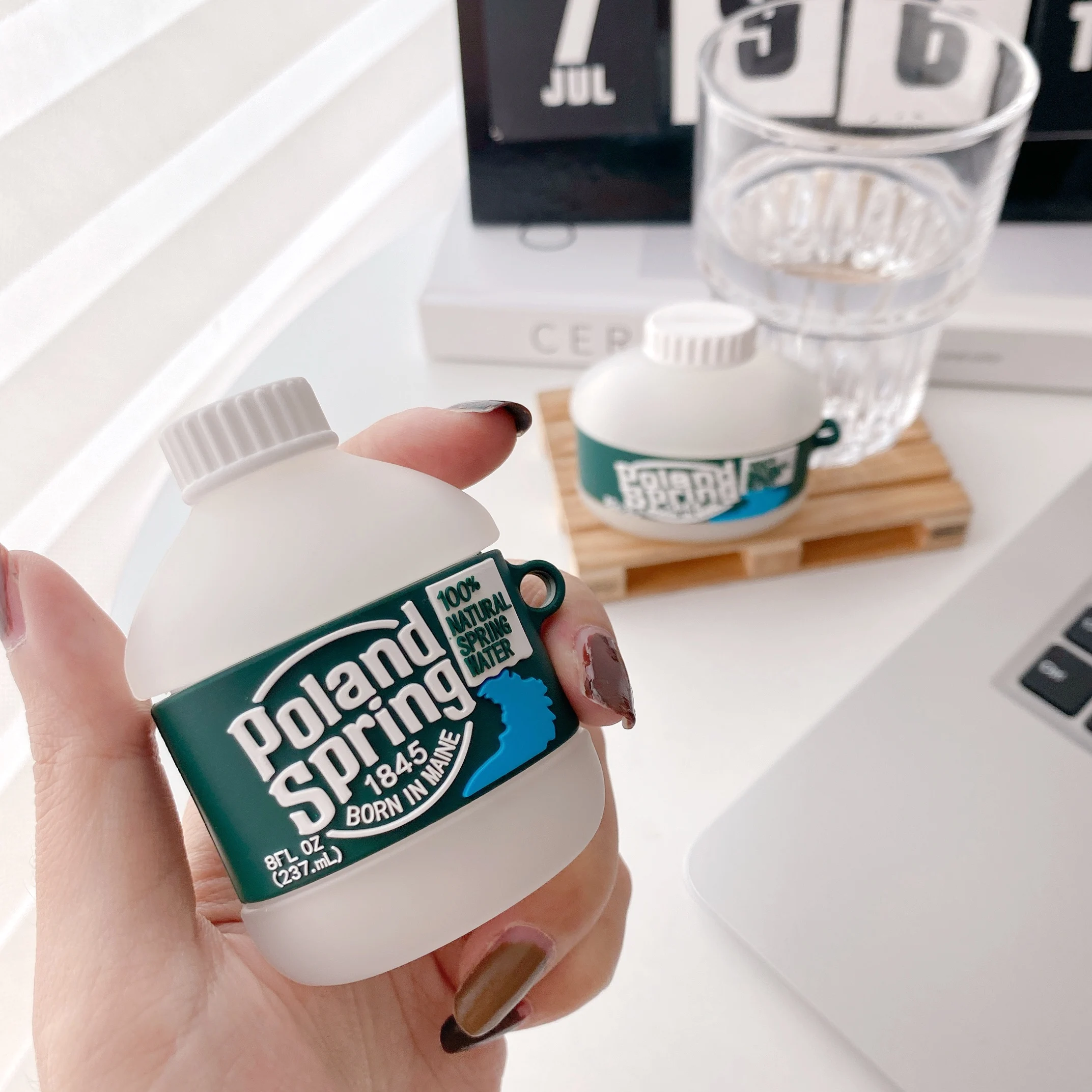 3D польская Весенняя коробка для наушников с минеральной водой Airpods Pro 1 2 защитный