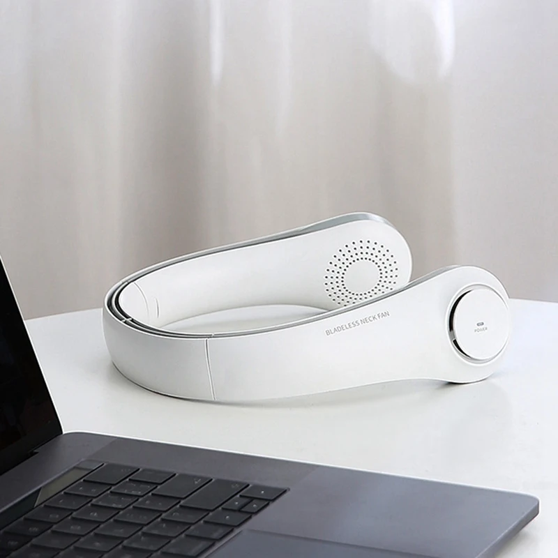 للبيع مروحة صغيرة الخالية من الشفرة مروحة الرقبة USB قابلة للشحن المشجعين الرياضية مبرد الهواء الشخصي للمنزل في الهواء الطلق