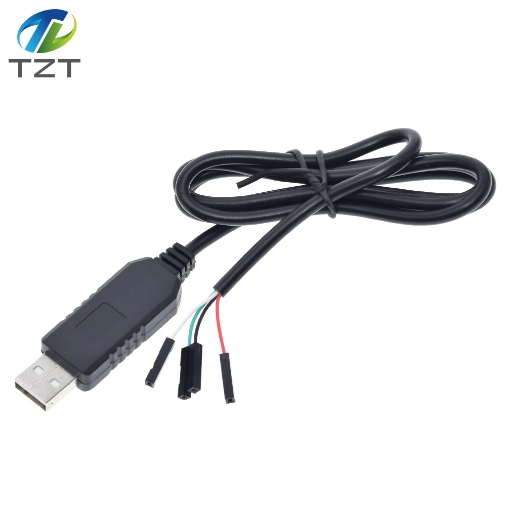 TZT умная электроника PL2303 PL2303HX USB для UART ttl кабельный модуль 4 p 4 pin RS232 конвертер последовательная линия Поддержка Linux Mac Win7