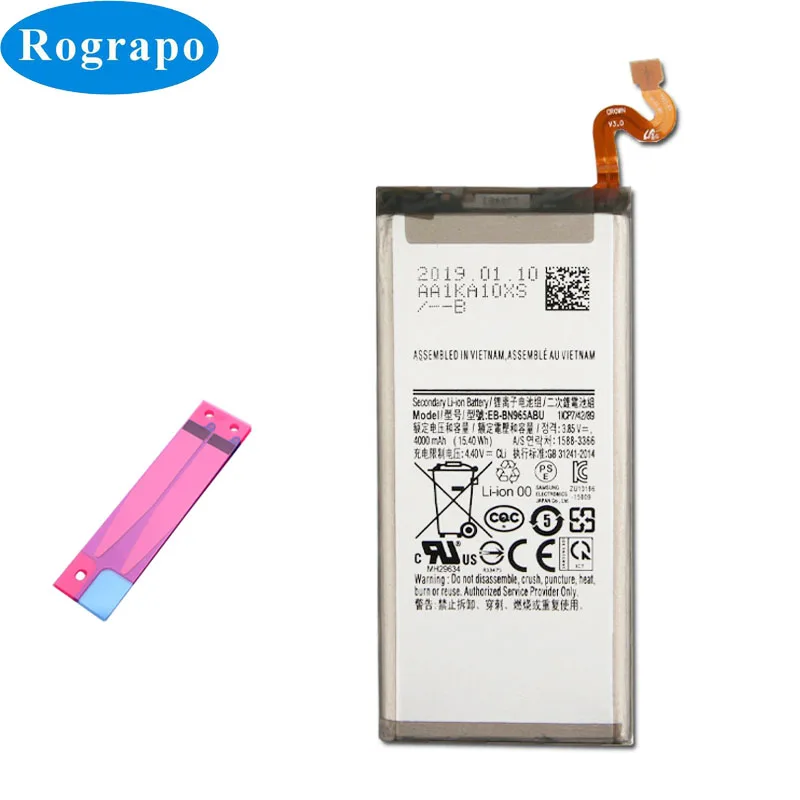 Оригинальный аккумулятор 4000 мА · ч EB-BN965ABU для Samsung Galaxy Note9 Note 9 N9600 SM-N9600/DS SM-N960F SM-N960U