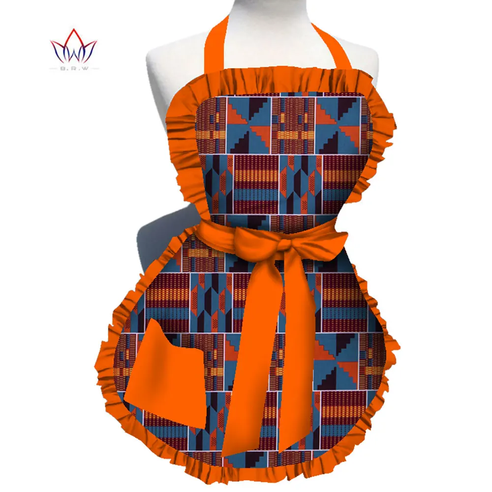 Новое поступление 2020 модные африканские женские Кухонные фартуки традиционный