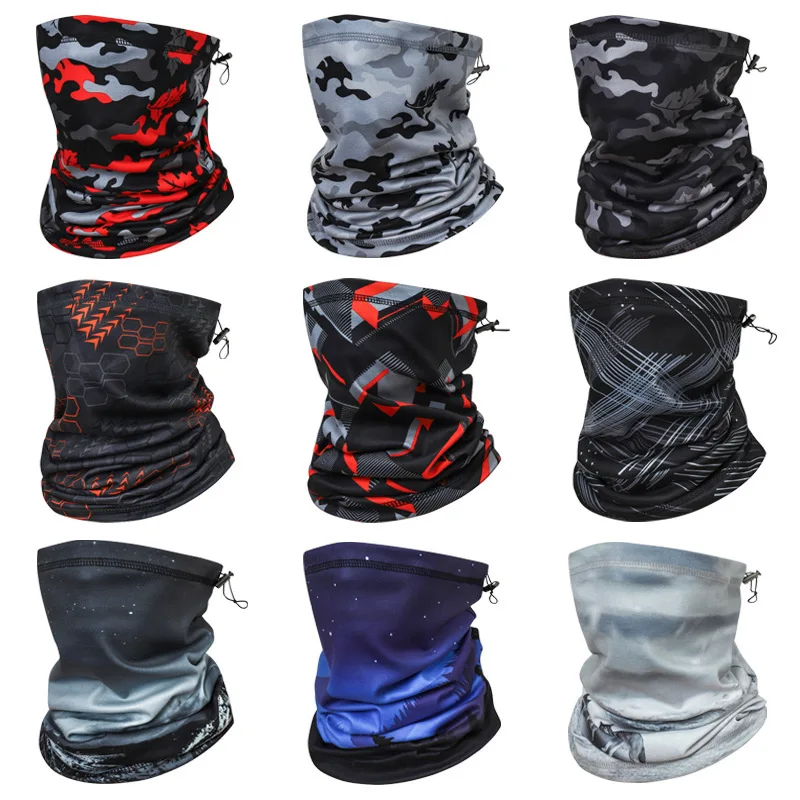 

Winter Outdoor Cycling Mask Magic Headscarf Men's Sports Skiing Plus Velvet Warm Sports Bib Cover