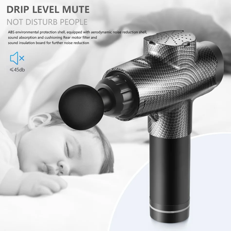 

High frequency Massage Gun Muscle Relax Body Relaxation Electric Massager with Portable Bag Therapy Gun for fitness