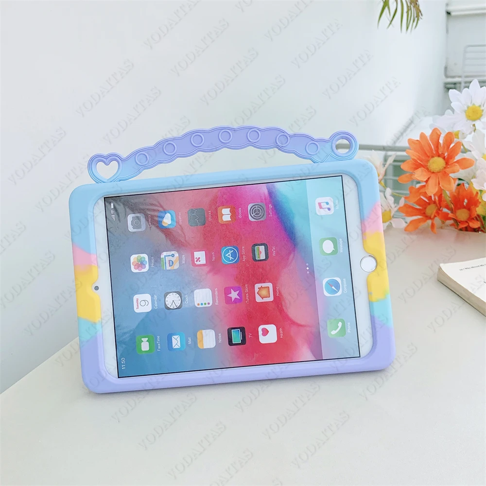 Push Bubble Fidget Toy Silicone CaseFor Apple iPad 10.2 inch 2020 8th 7th Generation A2270/A2428/A2429/A2430 Kids Cover | Компьютеры и