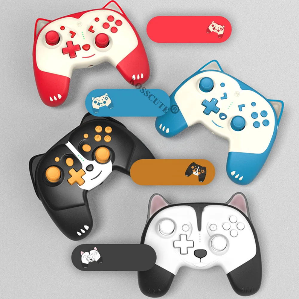 

Cat Animal Wireless Controller For Nintendo Switch /Switch Lite Gamepad Joystick Voice Wake up Headphone Plug