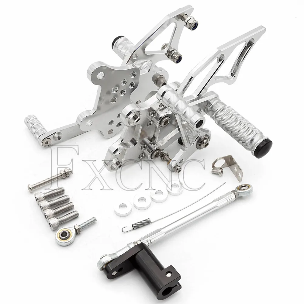 

For YAMAHA YZF R3 MT03 2014-2019 Adjustable Aluminum Motorcycle Rearset Footrest Footpeg Rear Set High Quality Footrest Foot Peg