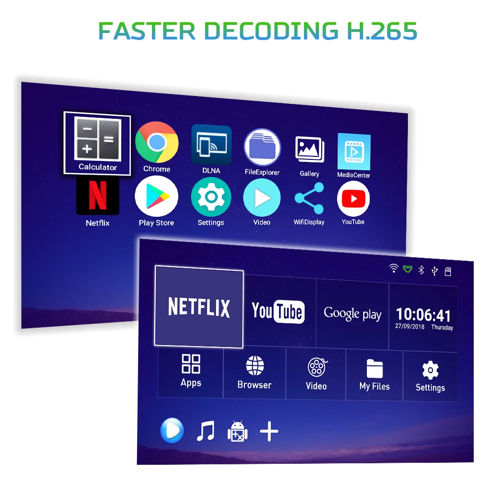 2019 новейший CSA93 Plus Android 8 1 4 ГБ/64 Гб RK3328 четырехъядерный процессор Ultra HD Smart tv Box. 2 4G/5G